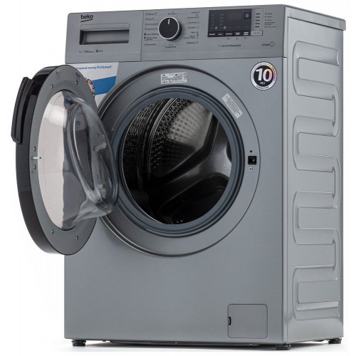 Стиральная машина Beko RSPE78612S серебристая