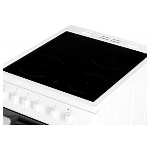 Стеклокерамическая кухонная плита Beko FFSS 57000 W белая