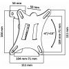 кронштейн LE'STER LST 101.02 черный