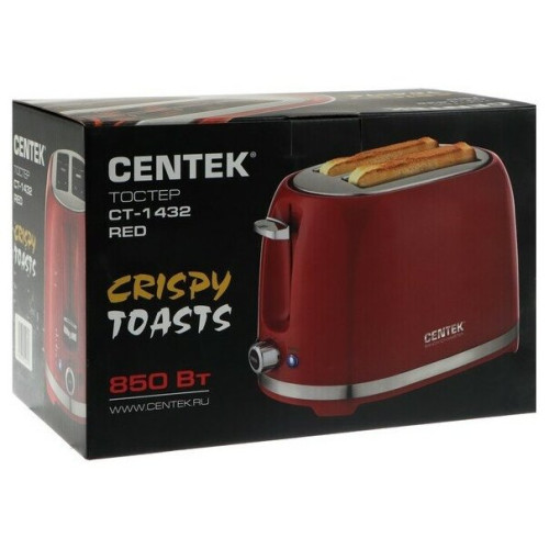 Тостер CENTEK CT-1432 красный