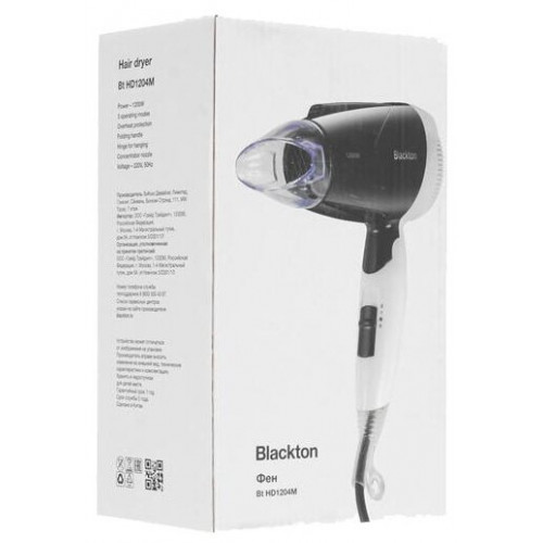 Фен Blackton HD1204M черный