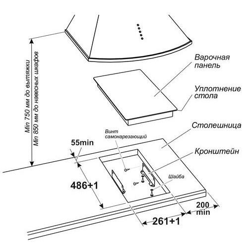 Индукционная варочная поверхность Gefest ПВИ 4000 К12 белая