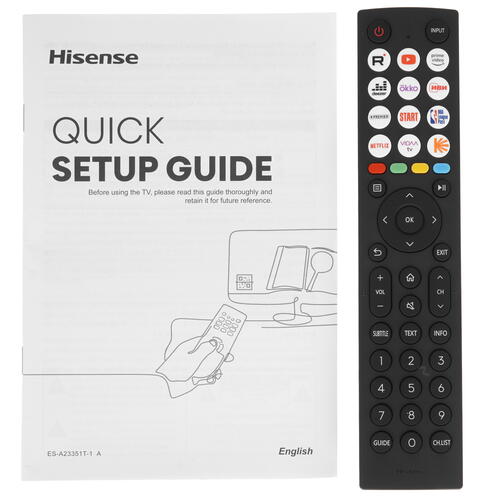 Телевизор Hisense 32A4K черный