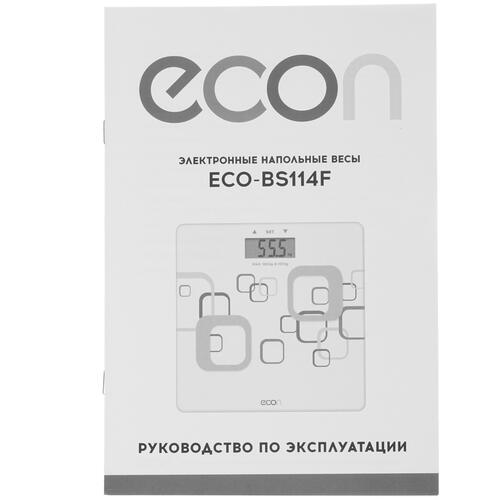 Весы Econ ECO-BS114F белый