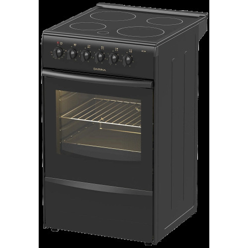 Электрическая плита DARINA 1B EC 341 606 At [50 см, стеклокерамика, конфорок - 4, 50 л, ящик, черный]