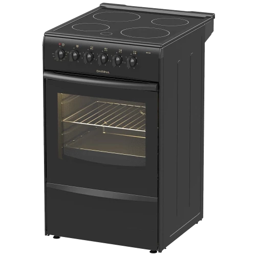 Электрическая плита DARINA 1B EC 341 606 At [50 см, стеклокерамика, конфорок - 4, 50 л, ящик, черный]