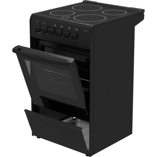Электрическая плита DARINA 1B EC 341 606 At [50 см, стеклокерамика, конфорок - 4, 50 л, ящик, черный]